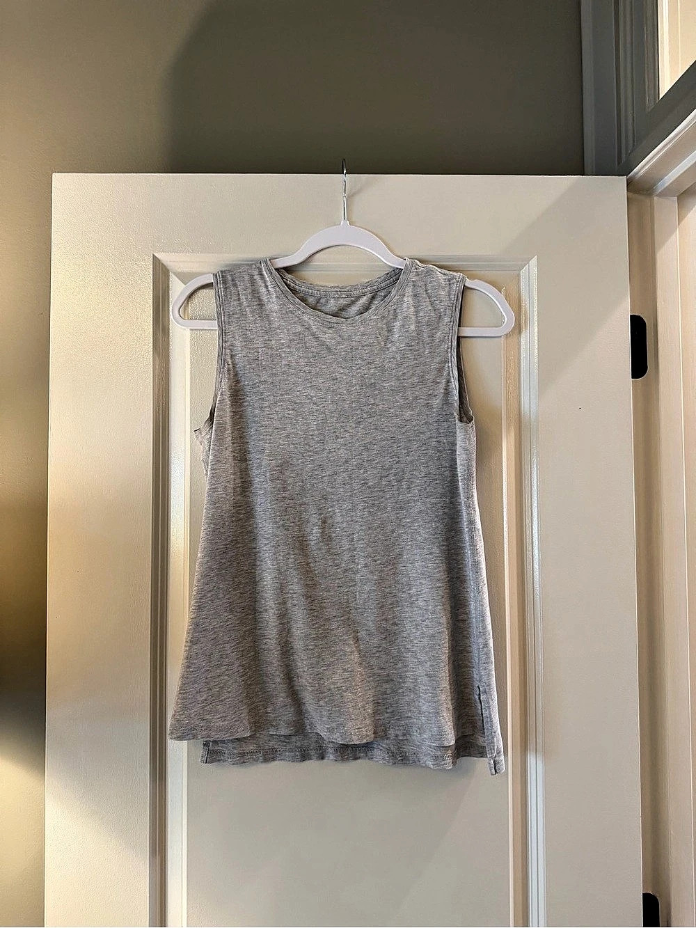 Lululemon Gray Sleeveless Muscle Tee